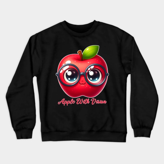 Apple With Vision Crewneck Sweatshirt by InfiniteZone